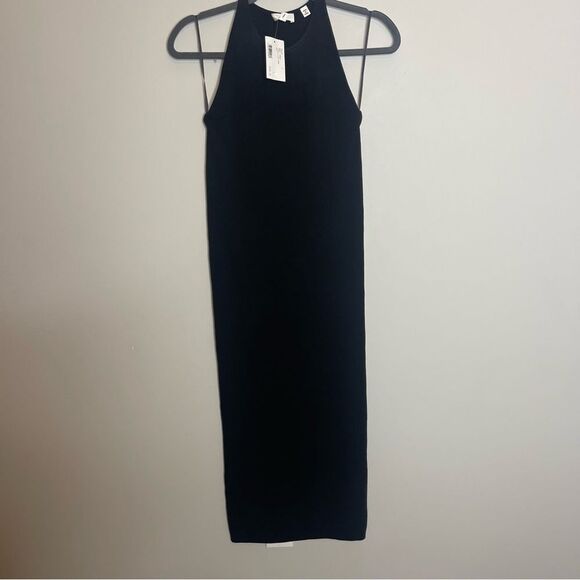 $285 A.L.C Black Marc Midi dress Small NWT - Picture 4 of 9